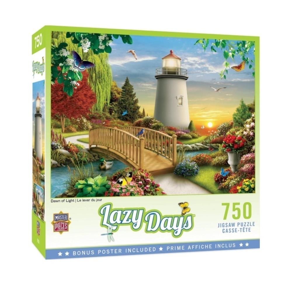 ❤️ 🆕 MASTERPIECES 750 Piece Jigsaw Puzzle For Adults - Dawn Of Light - 18"x24